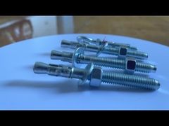 M6 فولاد کربنی 1/4 اینچ لنگر گوه ای گالوانیزه مقاوم در برابر خوردگی